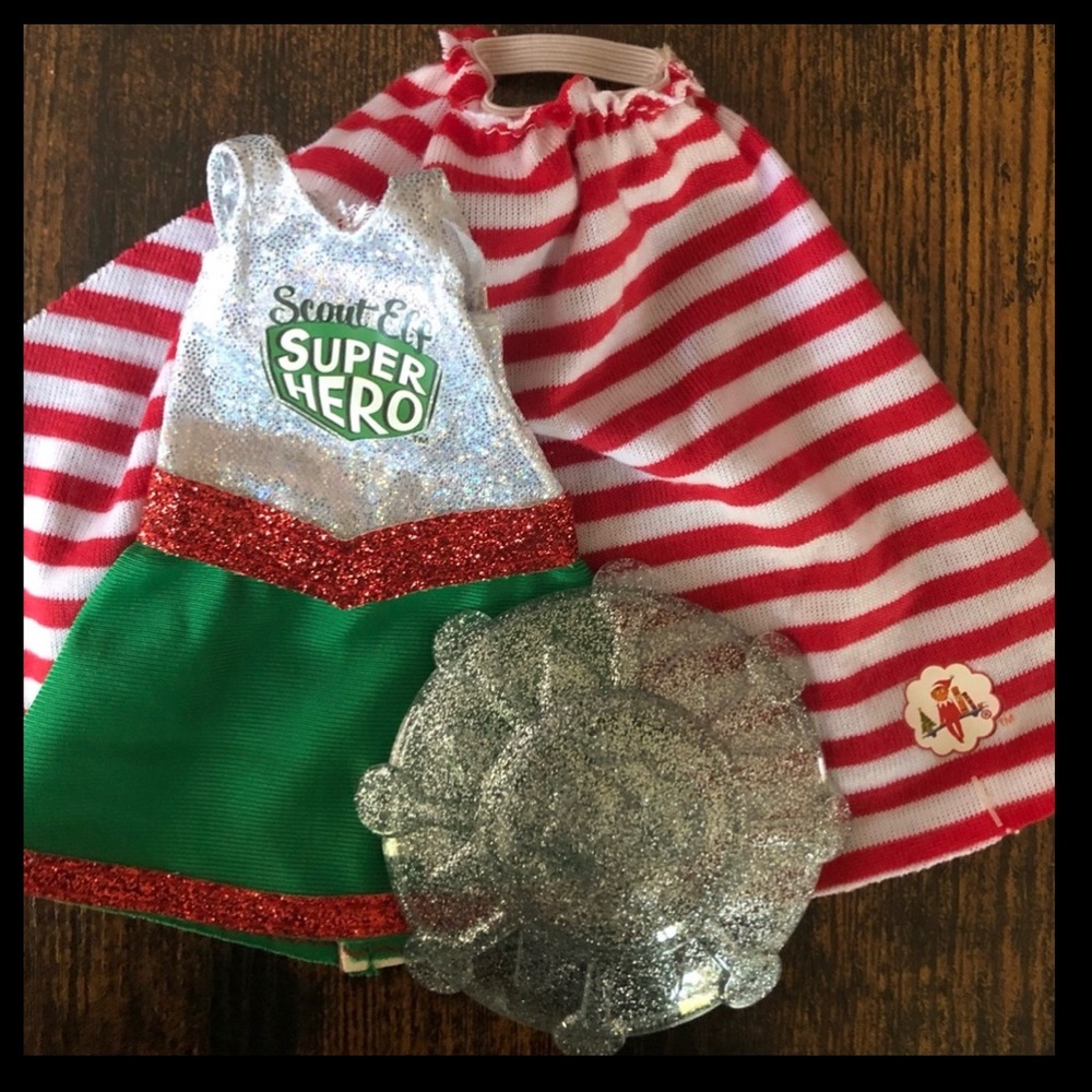 Elf on the shelf superhero outfit! EUC